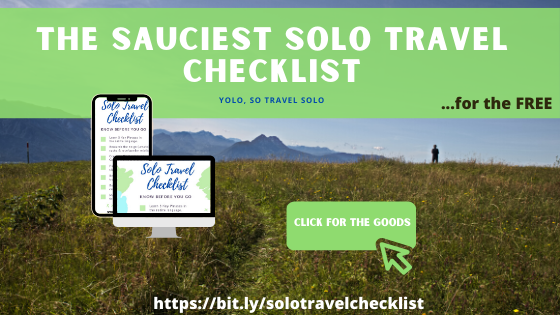 Solo Travel Checklist Banner